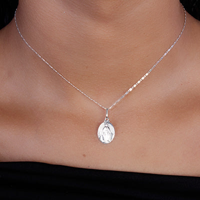 Pingente de Prata Nossa Senhora Milagrosa - 65458