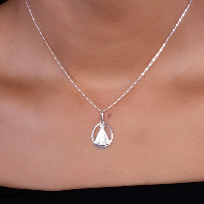 Pingente de Prata Nossa Senhora Aparecida - 65460