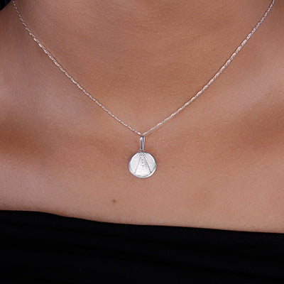 Medalha de Prata Nossa Senhora Aparecida - 65462