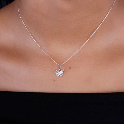 Pingente de Prata Borboleta - 65465
