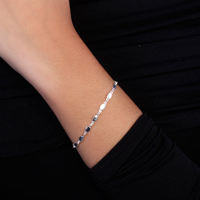 Pulseira de Prata Medalhas - 65472