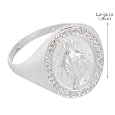 Anel de Prata Nossa Senhora das Graças - 65519