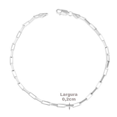 Pulseira de Prata Elo - 65563