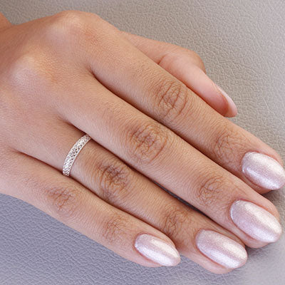 Anel de Prata Vazado - 65573