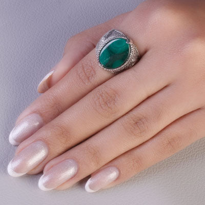 Anel de Prata Águia - 65596