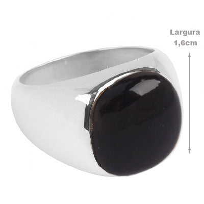 Anel de Prata com Ágata - 65611