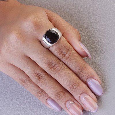 Anel de Prata com Ágata - 65611