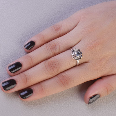 Anel de Prata com Topázio - 65713