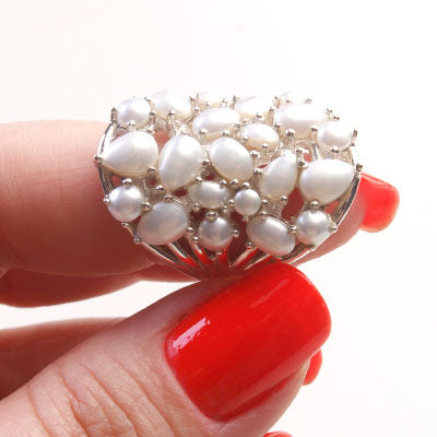 Anel de Prata com Pérola - 65717