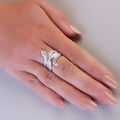 Anel de Prata Serpente/Cobra - 65727