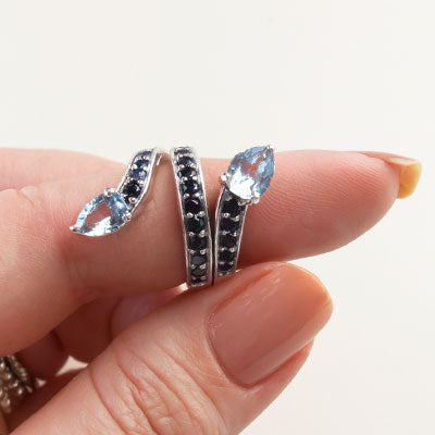 Anel de Prata com Pedras - 65732