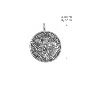 Pingente de Prata São Cristóvão - 65735