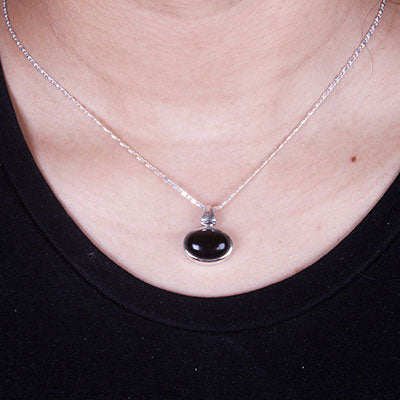 Pingente de Prata com Ágata - 65743