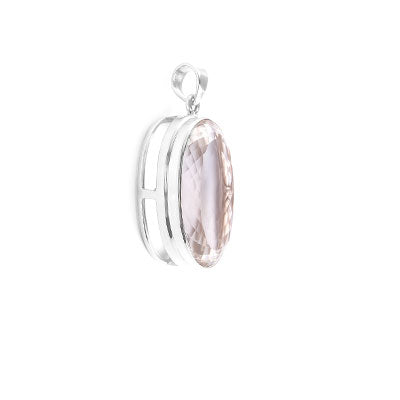 Pingente de Prata com Cristal - 65756