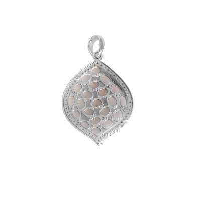 Pingente de Prata com Pedras - 65789