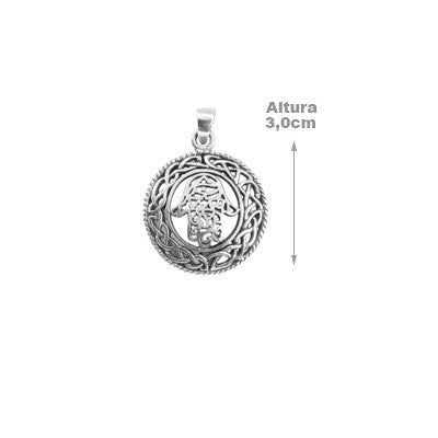 Pingente de Prata Hamsa - 65807