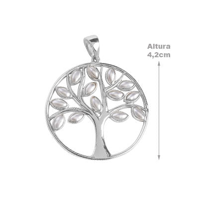 Pingente de Prata Árvore - 65818