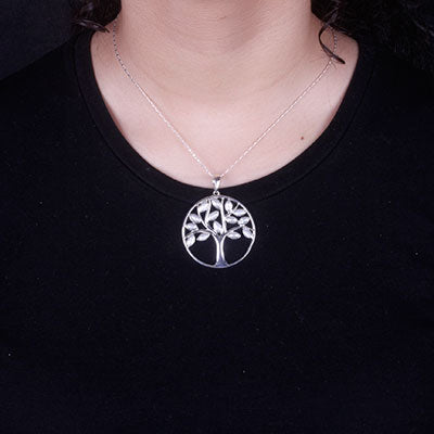 Pingente de Prata Árvore - 65818