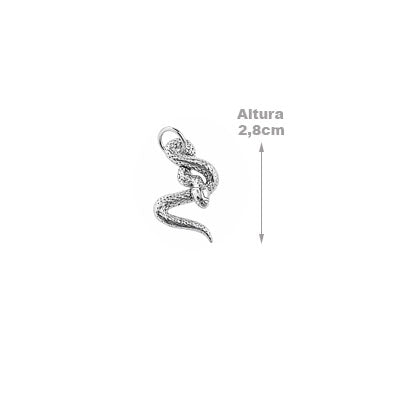Pingente de Prata Serpente/Cobra - 65821