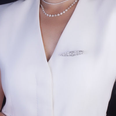 Pingente de Prata com Pedras - 65834