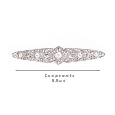 Pingente de Prata com Pedras - 65834