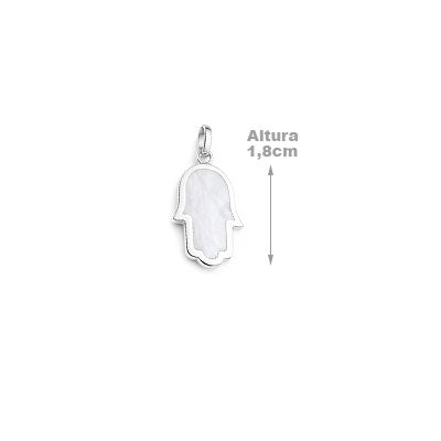 Pingente de Prata Hamsa- 65839