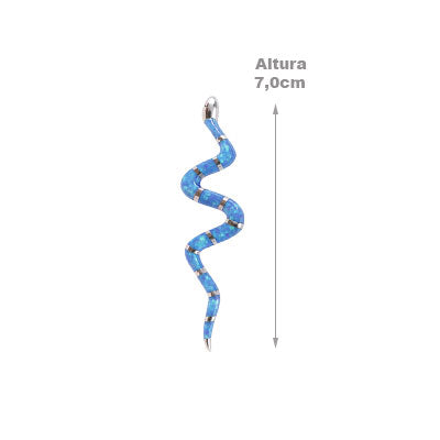 Pingente de Prata Serpente/Cobra - 65848