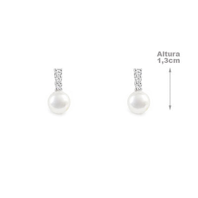 Brinco de Prata com Pedras - 65860