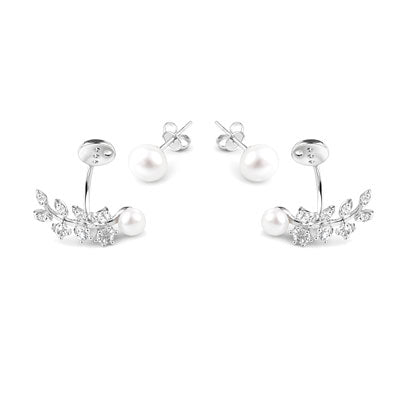 Brinco de Prata com Pedras - 65865