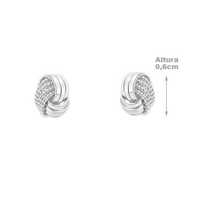 Brinco de Prata Nó - 65876