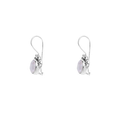 Brinco de Prata com Pedra da Lua - 65921