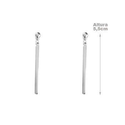 Brinco de Prata Liso - 65926
