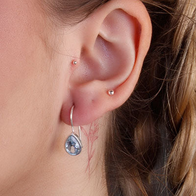 Brinco de Prata com Topázio - 65933