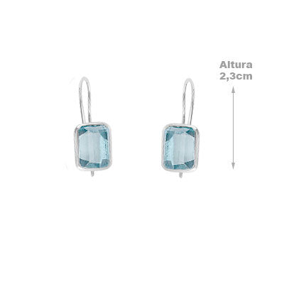 Brinco de Prata com Topázio - 65940