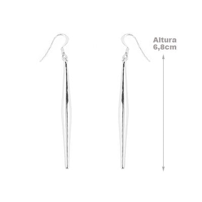 Brinco de Prata Liso - 65944