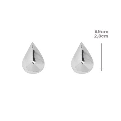 Brinco de Prata Liso - 65955