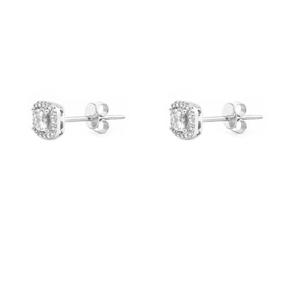 Brinco de Prata com Zircônias - 65959