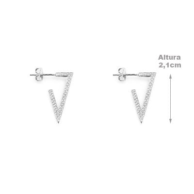 Argola de Prata Vazada - 65975