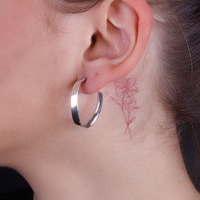 Argola de Prata Lisa - 65986