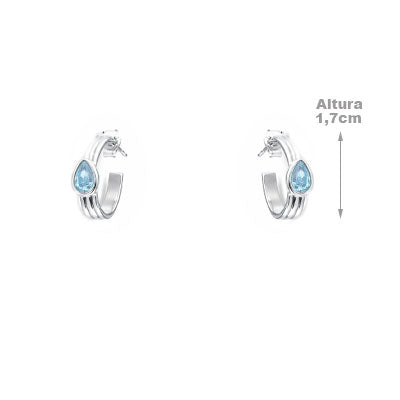 Argola de Prata com Topázio - 65995