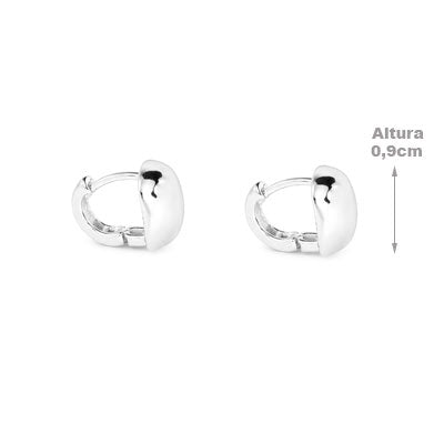 Argola de Prata Lisa - 66017