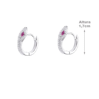 Argola de Prata Serpente/Cobra - 66022