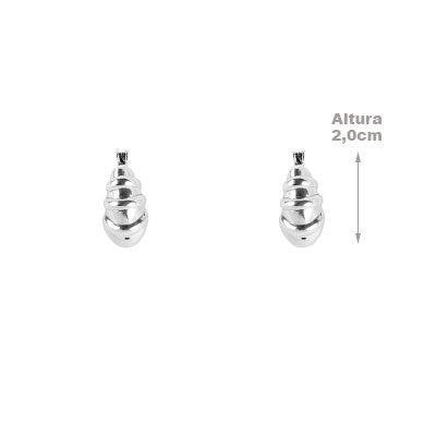 Argola de Prata Trabalhada - 66034