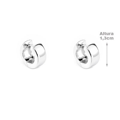 Argola de Prata Lisa - 66037