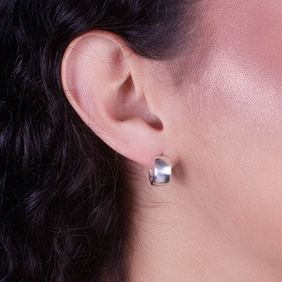 Argola de Prata Lisa - 66037