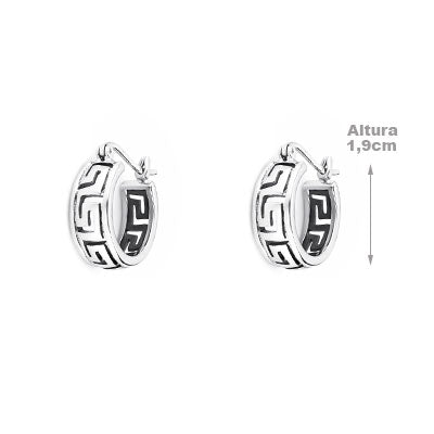 Argola de Prata Vazada - 66041