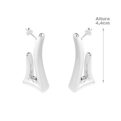 Argola de Prata Lisa - 66042
