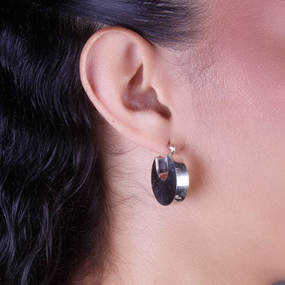 Argola de Prata Lisa - 66051