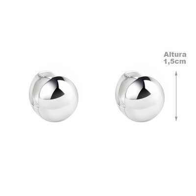 Argola de Prata Lisa - 66059