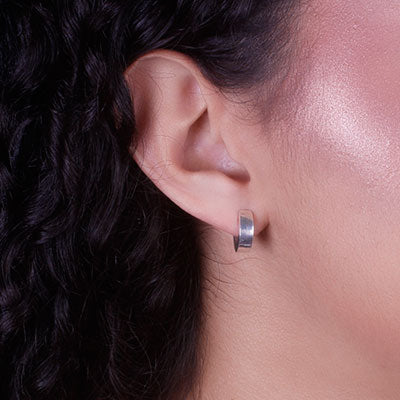 Argola de Prata Lisa - 66071